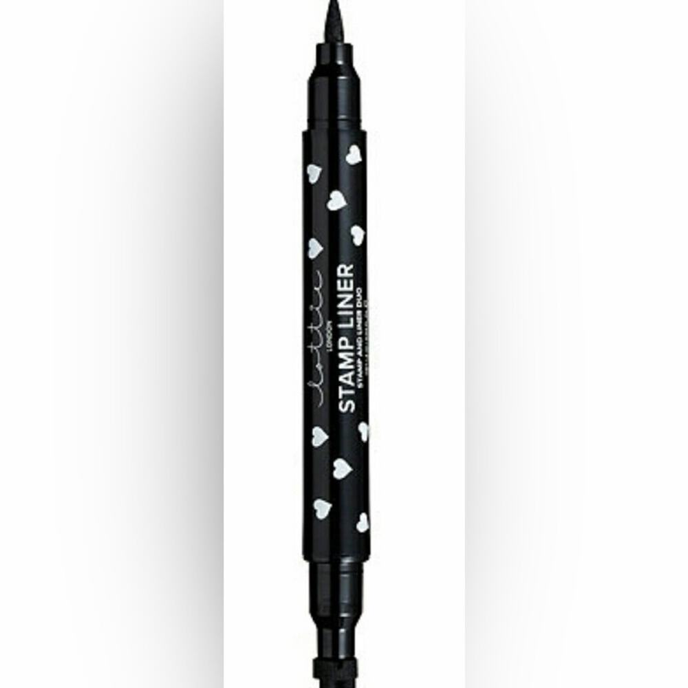 LOTTIE London (Heart 2 Heart Stamp Liner Duo) BLACK - Picture 3 of 5
